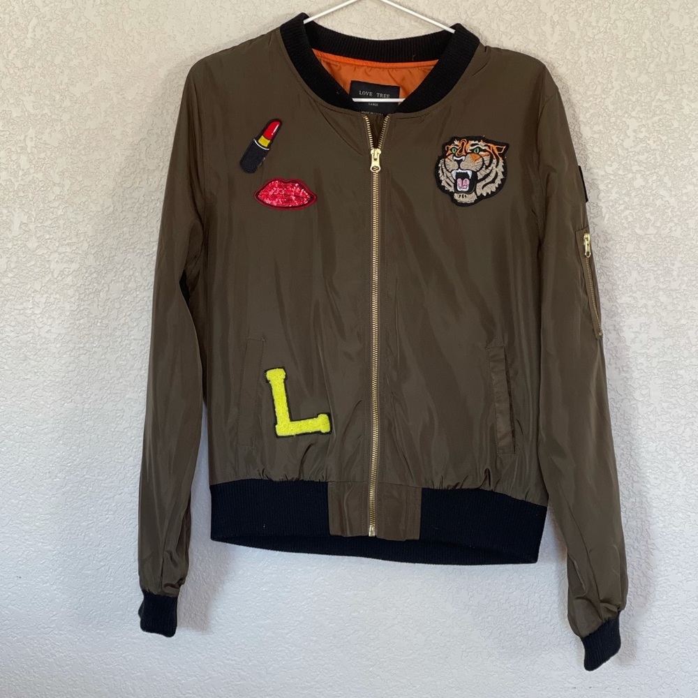 Love Tree Bomber Jacket NOWT Large